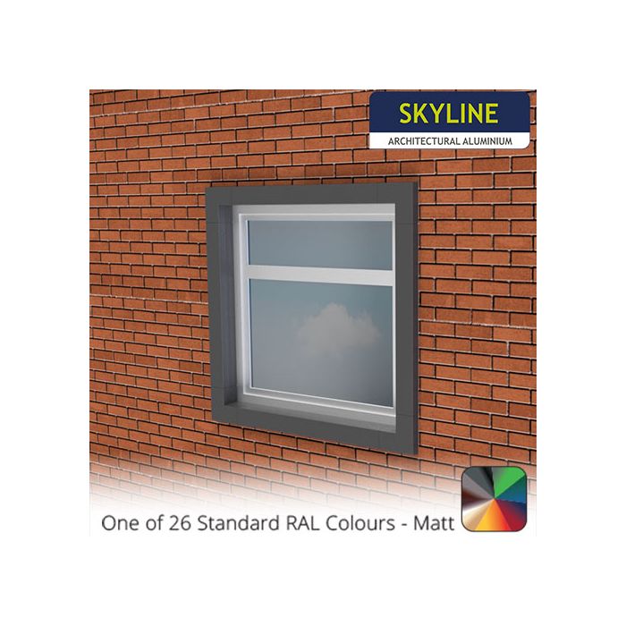 100mm Face Slimline Window Surround Kit - Max 1200mm x 1200mm - One of 26 Standard RAL Colours TBC