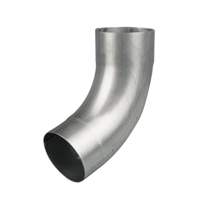 100mm Galvanised Steel Downpipe 70Ã‚Âº Bend