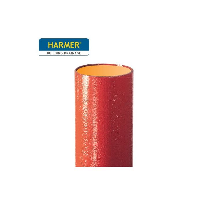 100mm Harmer SML Lightweight Cast Iron Soil & Waste Above Ground Pipe - 3m length