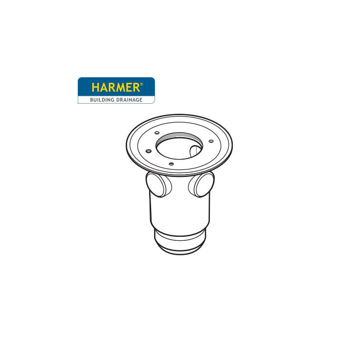 110mm Cast Iron S Trapped Vertical Drain Body 