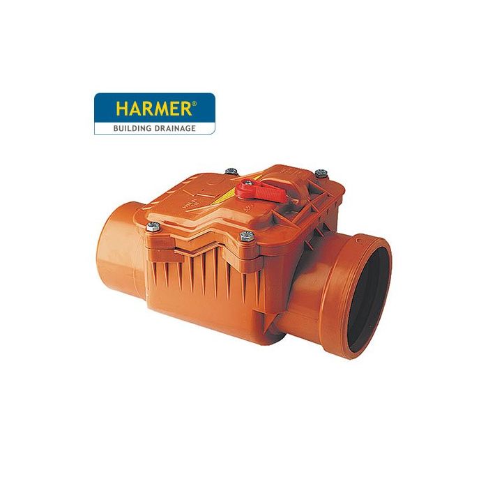 110mm Harmer Backflow Valve  - Single Flap