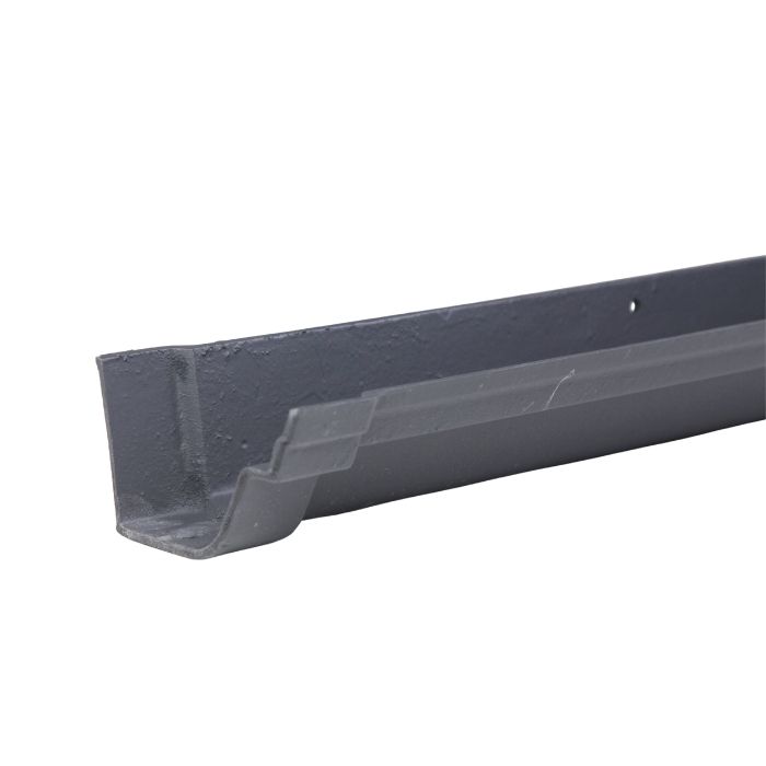 115mm (4 1/2") Hargreaves Foundry Notts Ogee Cast Iron Gutter length - 1.83m (6ft) - Primed