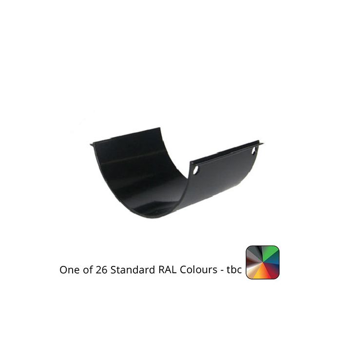 115mm (4.5") SnapFix Aluminium Half Round Gutter Union - One of 26 Standard Matt RAL colours TBC 