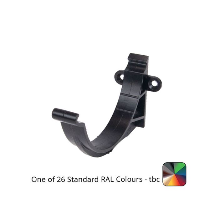 115mm (4.5") SnapIT Aluminium Half Round Fascia Bracket - One of 26 Standard RAL Colours TBC