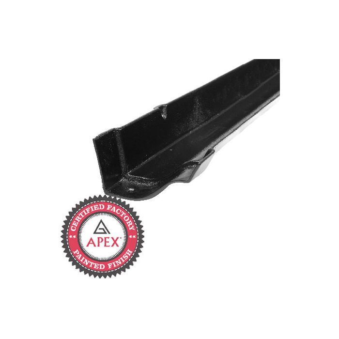 115mm (4.5") Victorian Ogee Cast Iron Gutter 1.83m Length - Black