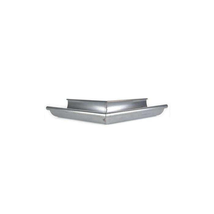 115mm Half Round Galvanised Steel 135Âº External Gutter Angle