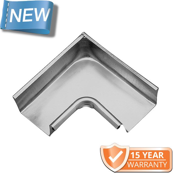 120x75mm Box Profile Galvanised Steel 90degree Internal Gutter Angle