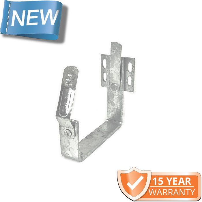 120x75mm Box Profile Galvanised Steel Fascia Gutter Bracket