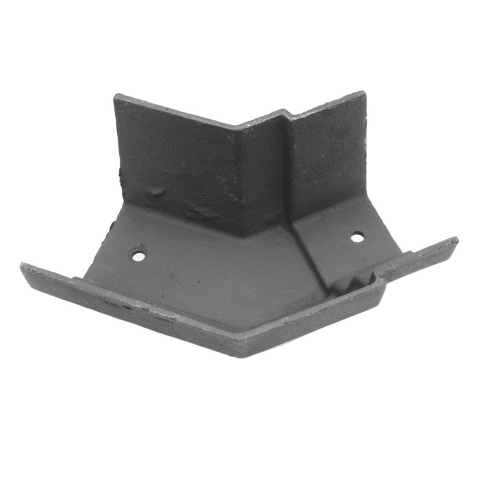 125x100 (5"x 4") Moulded Cast Iron 135 External Gutter Angle - Primed