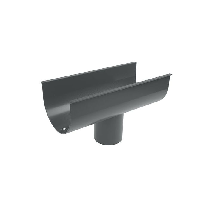 125x90mm D-flow Aluminium 100mm (4") Outlet - Anthracite Grey