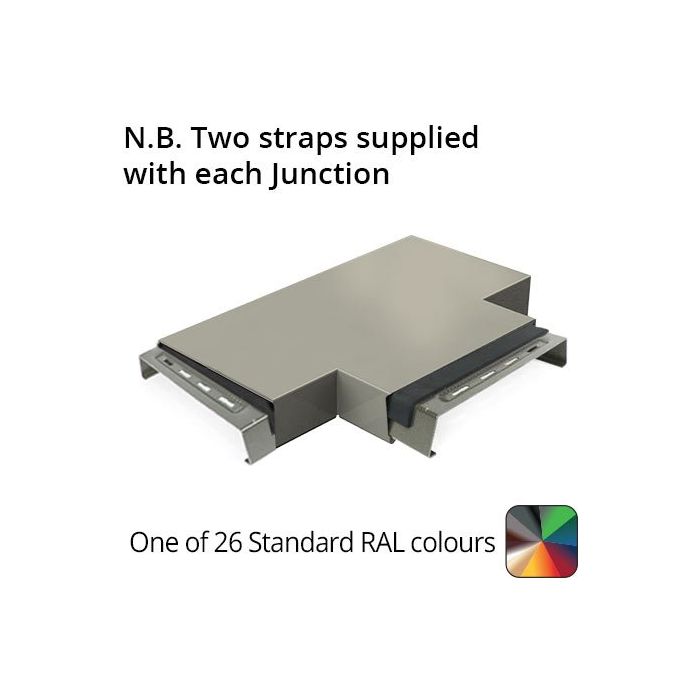 182mm Aluminium Coping (Suitable for 91-120mm Wall) - T Junction - Powder Coated