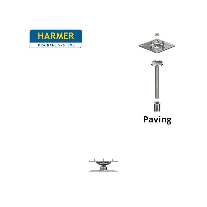 28-35mm Harmer Modulock Non-Combustible Pedestal with Fixed head for Paving