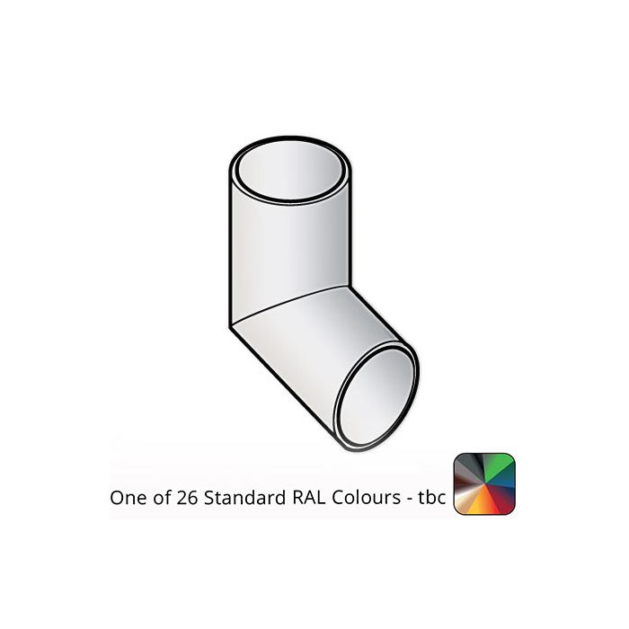 63mm (2.5") Flushjoint Aluminium Downpipe Shoe - One of 26 Standard Matt RAL colours TBC 