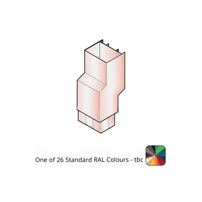 109x102mm Guardian Aluminium 135 Degree Fixed Offset 75mm  - One of 26 Standard Matt RAL colours TBC