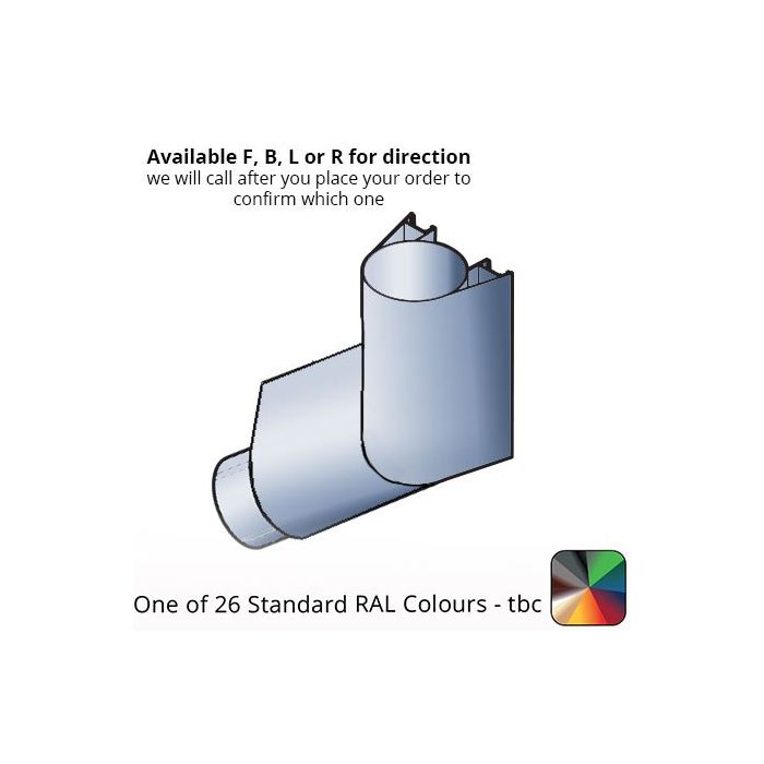 111x138mm Guardian Aluminium Bend - 135 Degree - One of 26 Standard Matt RAL colours TBC