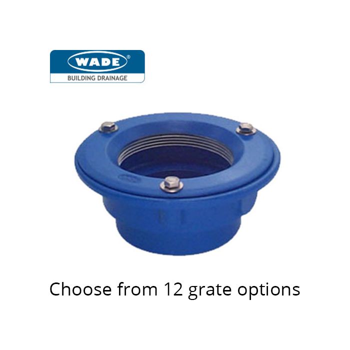 C204 Vari-Level Non-Trapped Vertical Outlet Medium Sump Cast Iron Wade Drain Bundle