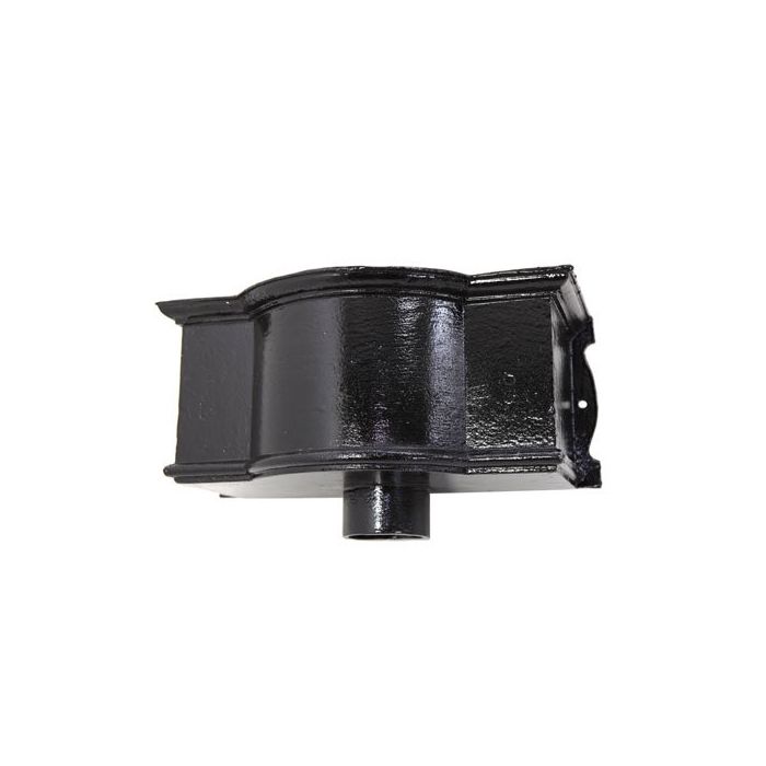 Cast Iron H100 Ornamental Hopper -  490 x 240 x 210mm - Black