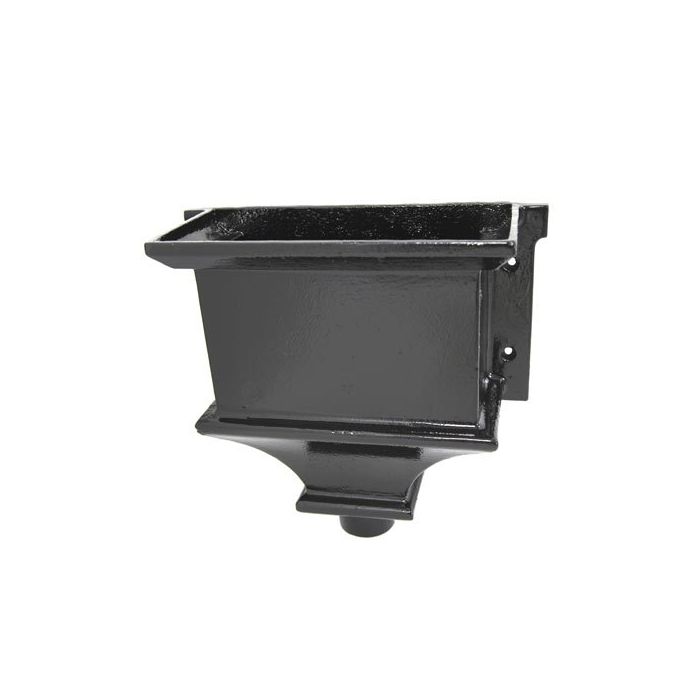 Cast Iron H11 Ornamental Hopper - 445 x180x370mm  - Black