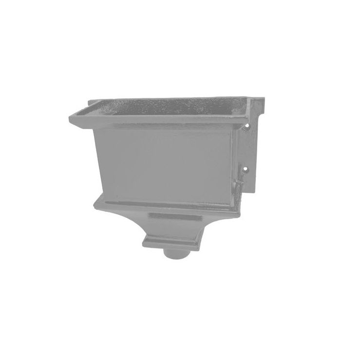 Cast Iron H11 Ornamental Hopper - 445 x180x370mm - Transit Primed