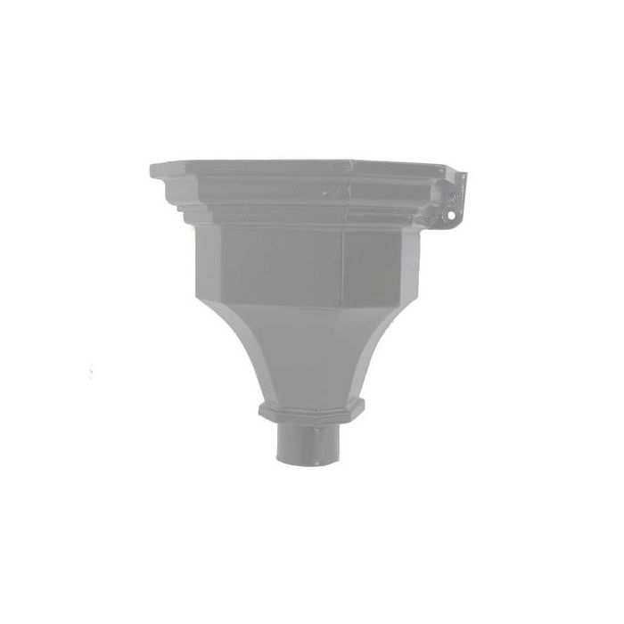 Cast Iron H12 Ornamental Hopper - 355x 230x 305mm  - Transit Primed