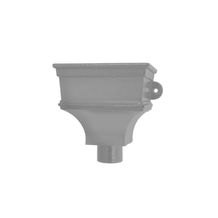 Cast Iron H169 Ornamental Hopper - 300 x 197 x 222mm - Transit Primed