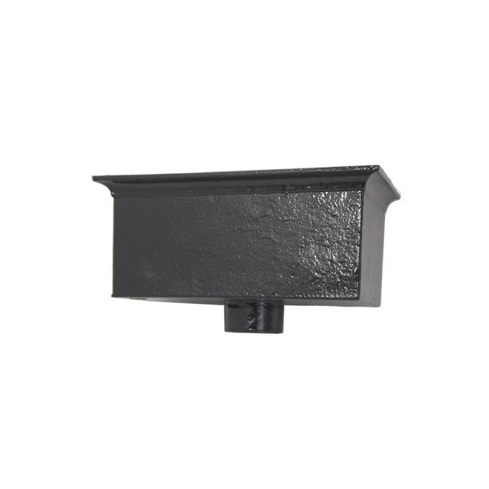 Cast Iron H42(24) Ornamental Hopper - 610x184x150mm - Black