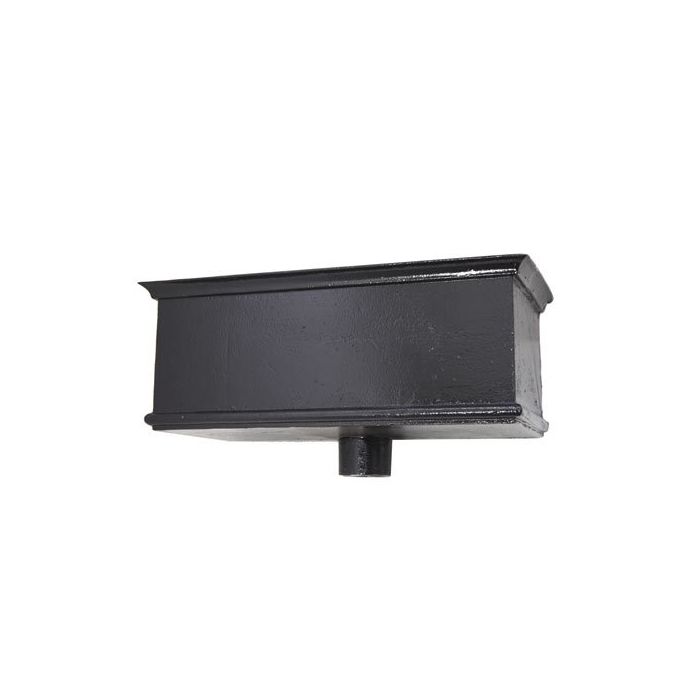 Cast Iron H82(30) Ornamental Hopper - 762x235x200mm - Black