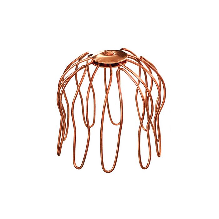 Copper leafguard for 80mm copper downpipe