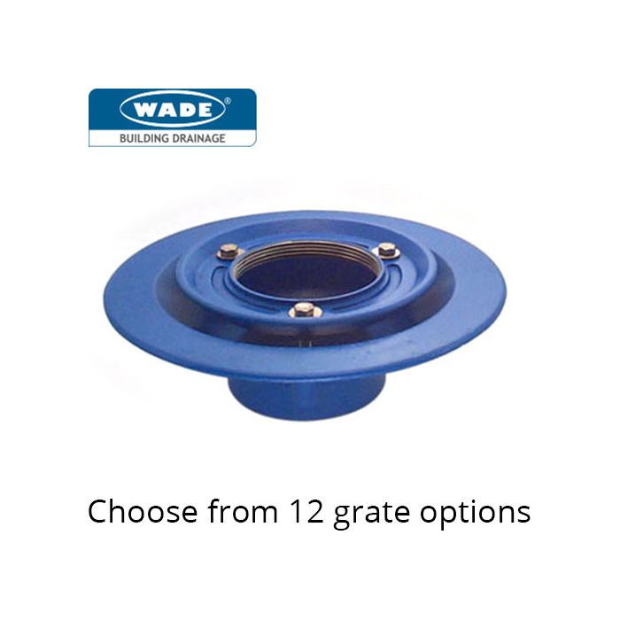 D1003 Vari-Level Non-Trapped Vertical Outlet Cast Iron Wade Drain Bundle