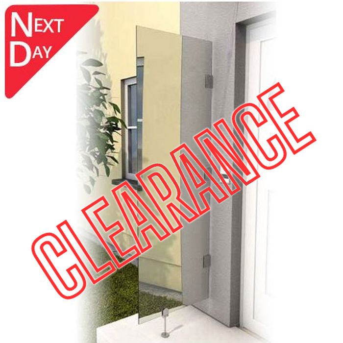 HD Side Panel 60x185-200cm Clear Glass 6mm