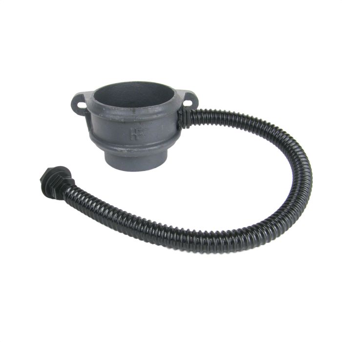 Right-hand 75mm (3") Cast Iron Downpipe Rainwater Divertor