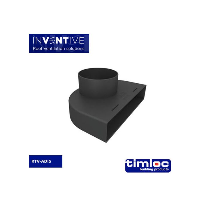 Slate Vent Inline Adapter - pack of 10