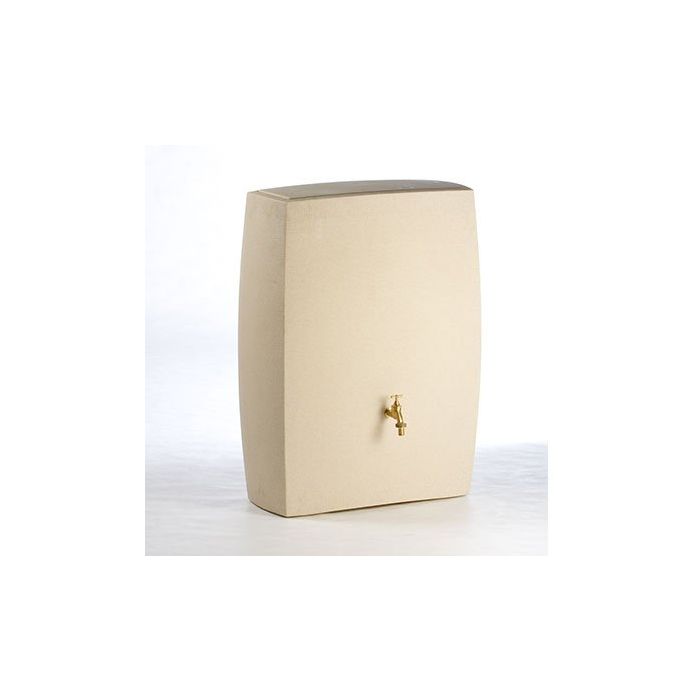 Urban Sandstone 270ltr water tank 105h x 79w x 41d with Brass Tap