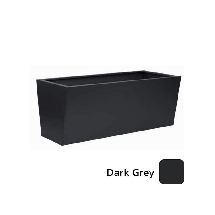 Valenta Aluminium Raised Bed / Planter - 2000x900x800mm - Dark Grey 