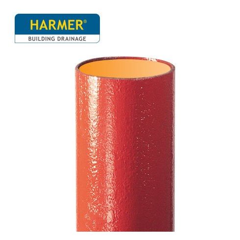 Red Vertical Harmer Above Ground Pipe