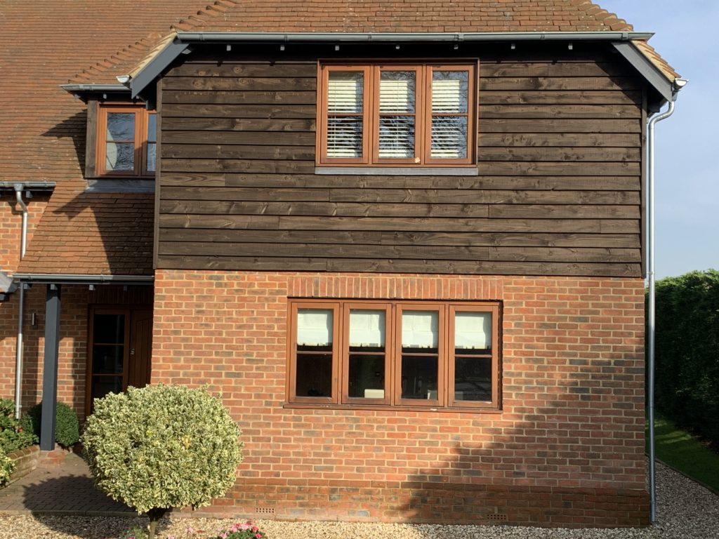 Tadley, Hampshire customer's finished Galvanised Steel rainwater system case study image 003